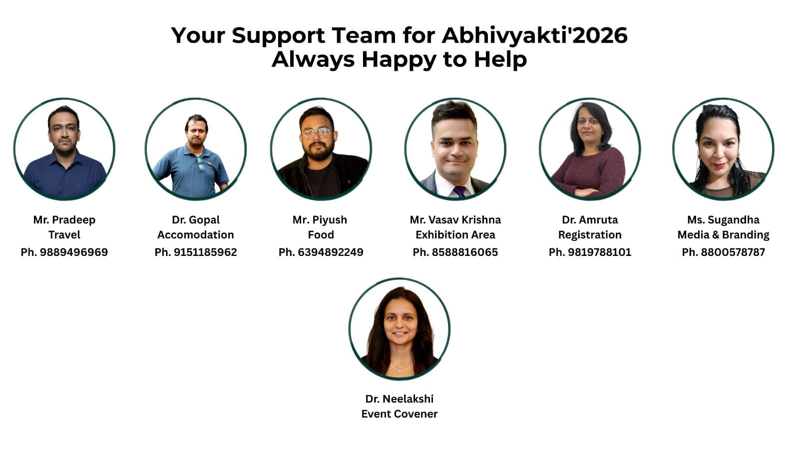 Abhivyakti Contact Team